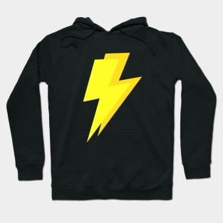 Yellow, Lightning Bolts, Flash Hoodie